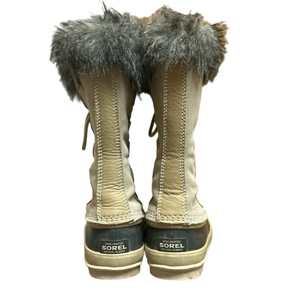 Sorel‎ Joan of Arctic Boots Women’s 7 Waterproof Warm Winter Outdoors in Oatmeal